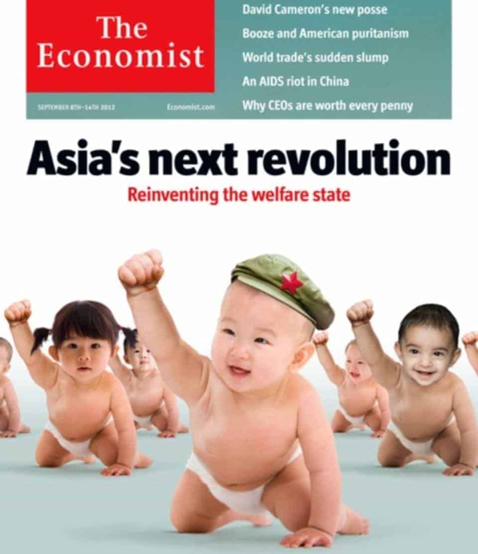 Economist Magazine Cover highlighting Asia role in globalisation