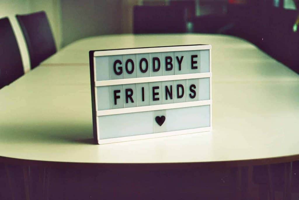Be prepared to say goodbye to politically obnoxious friends