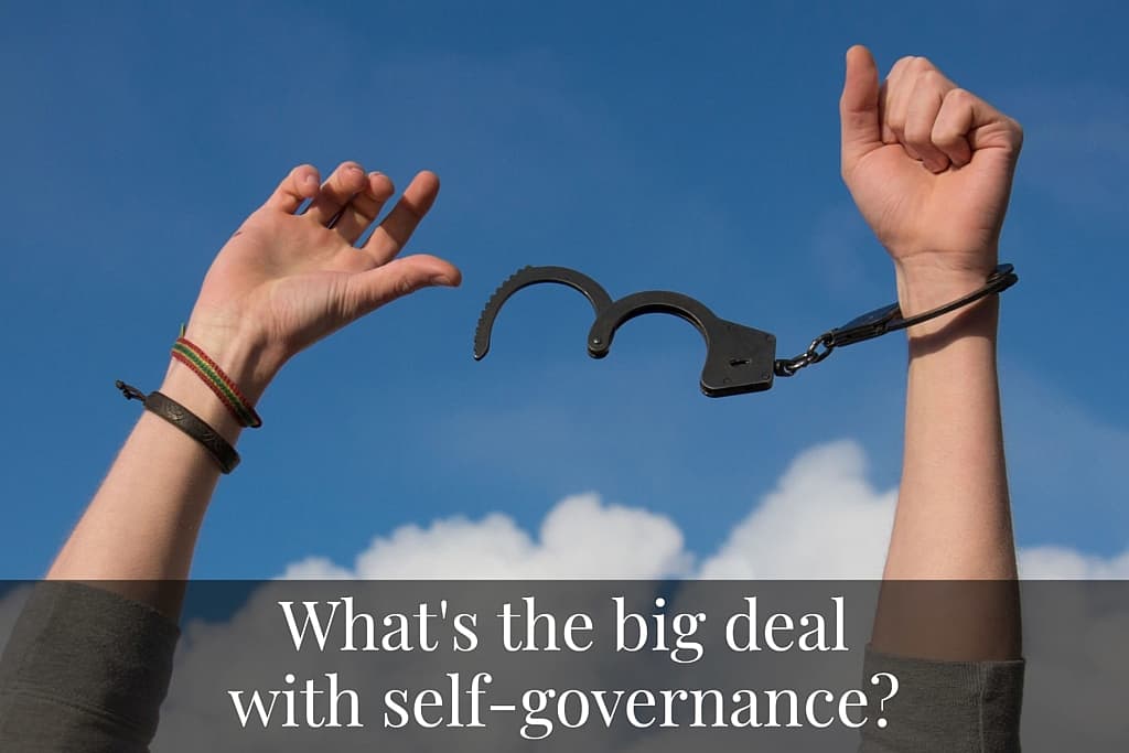 What's the big deal with self-governance?