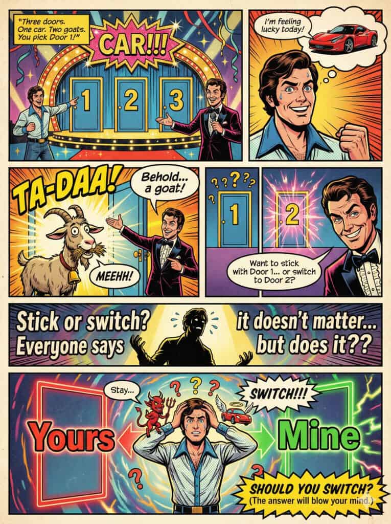 Monty Hall comic strip