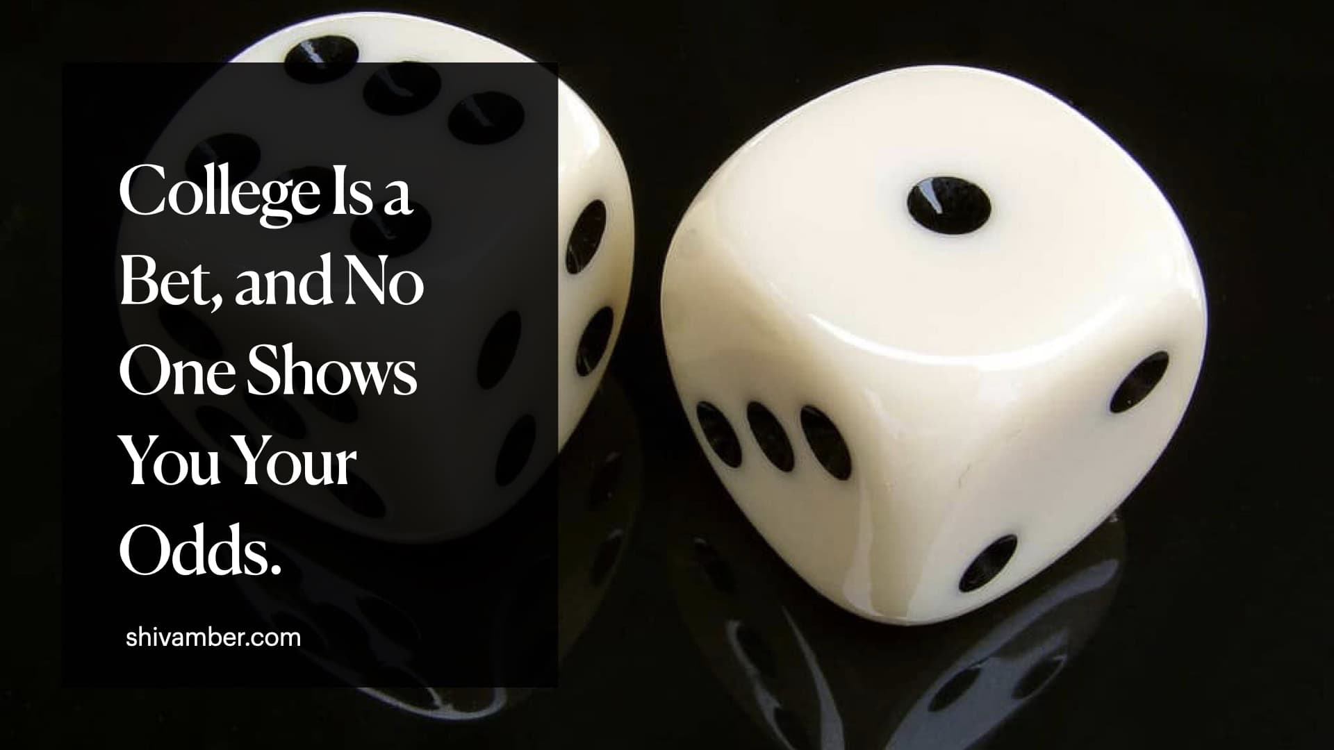 College Is a Bet, and No One Shows You Your Odds