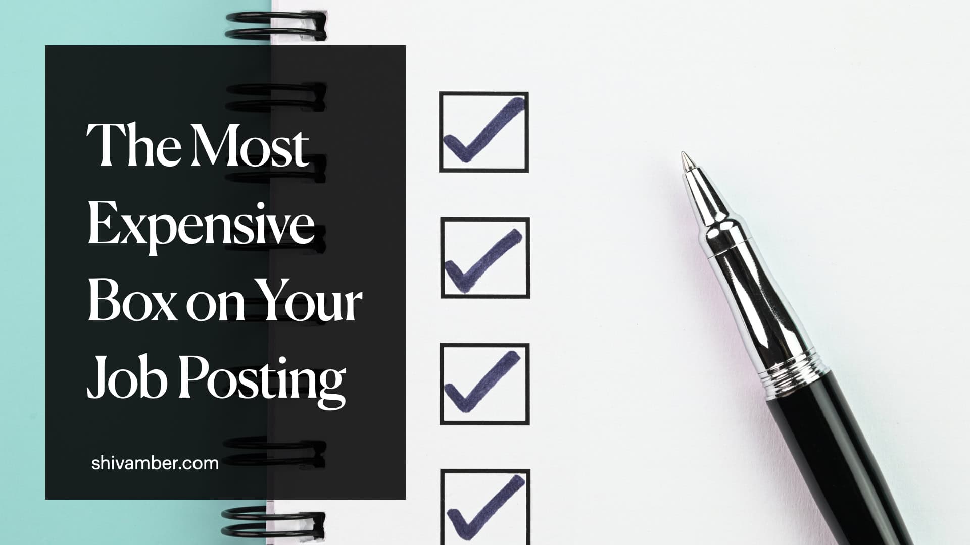 The Most Expensive Box on Your Job Posting